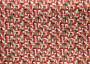 Мебельная ткань гобелен TRETIS красно-серые клетки разных размеров шир.280см
