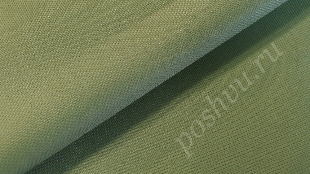 Ткань Оксфорд однотонный ПВХ 600D, цвет хаки, 350 гр/м2