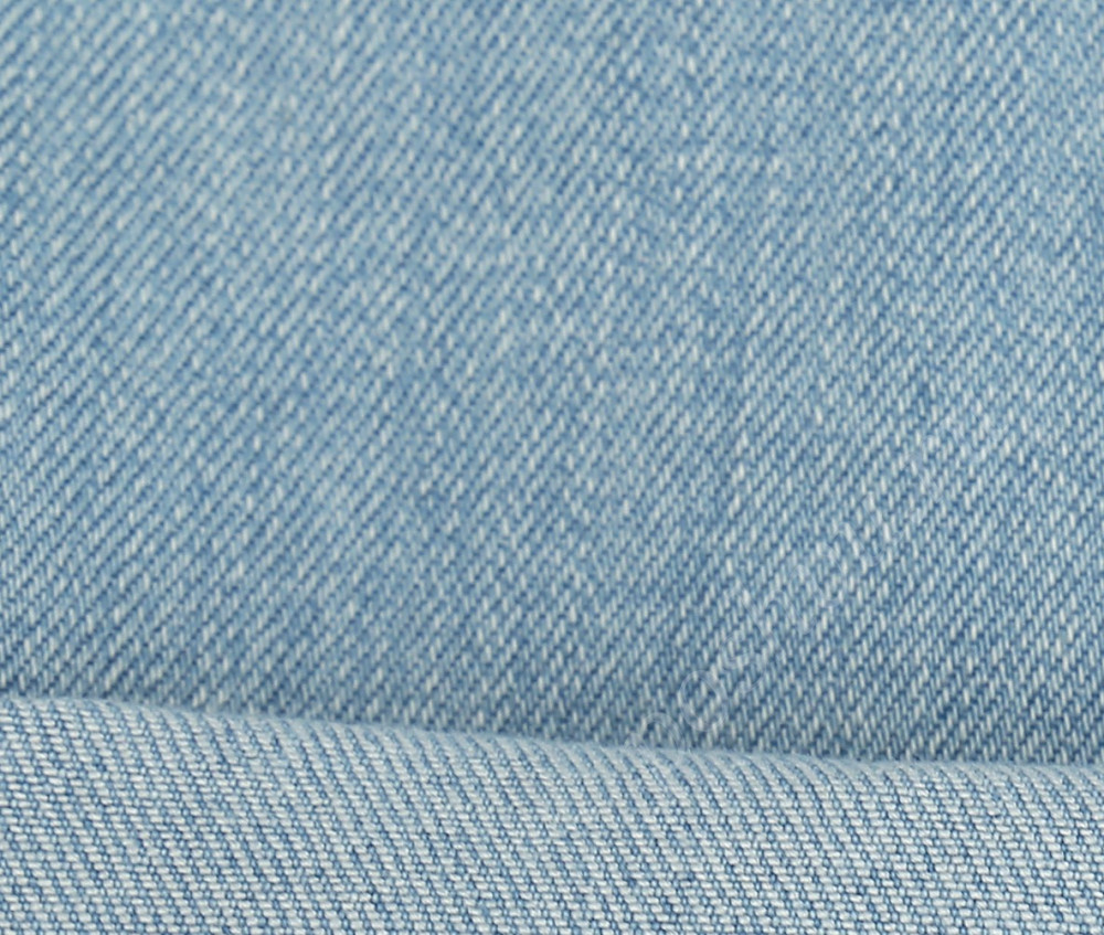 Ткань джинса, цвет голубой, 340 гр/м2