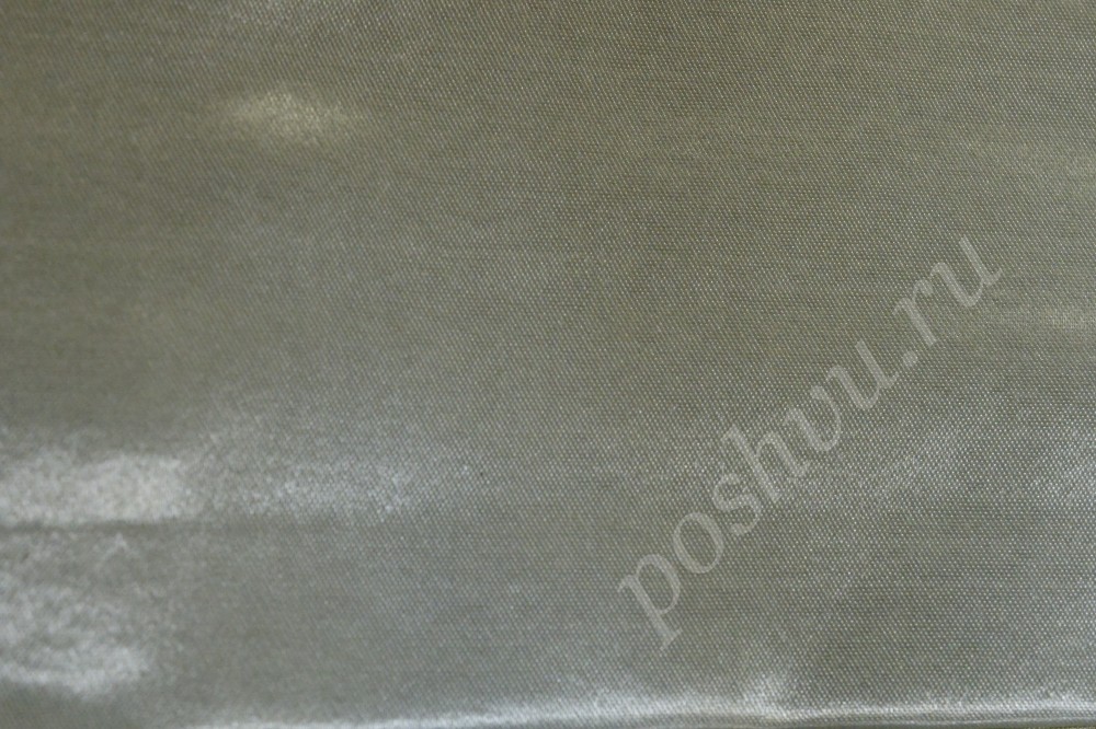 Ткань для штор портьерная изысканного бледно-серого оттенка с блеском