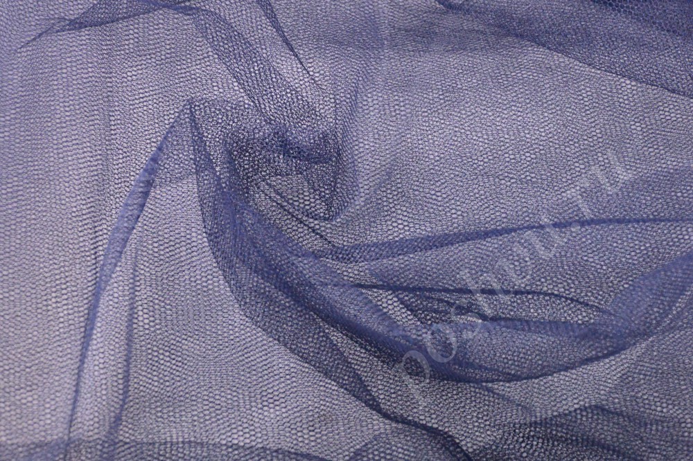 Ткань жёсткая сетка фиолетового оттенка