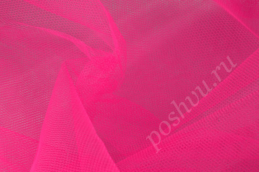Ткань розовая жёсткая сетка высокого качества