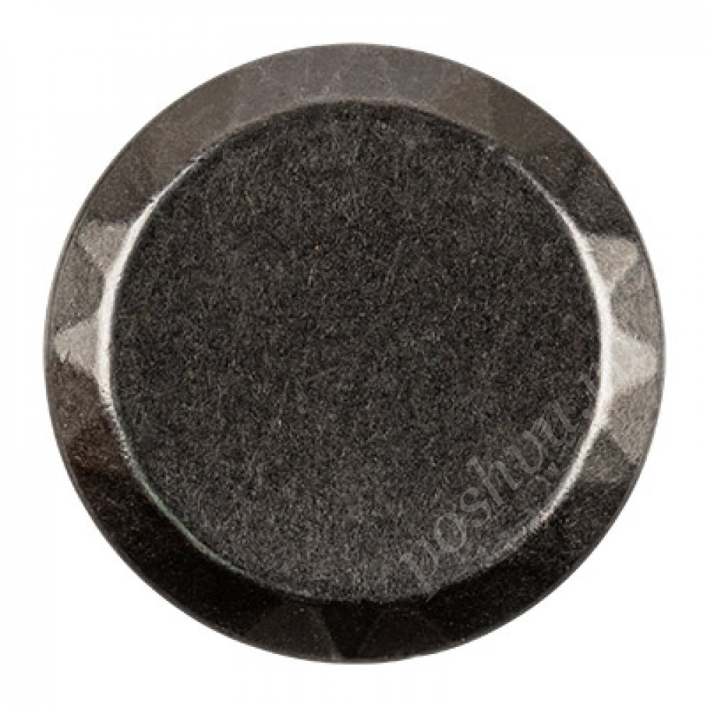 Пуговицы металлические 2 "GAMMA" 20 мм, 1шт. №06 черный никель