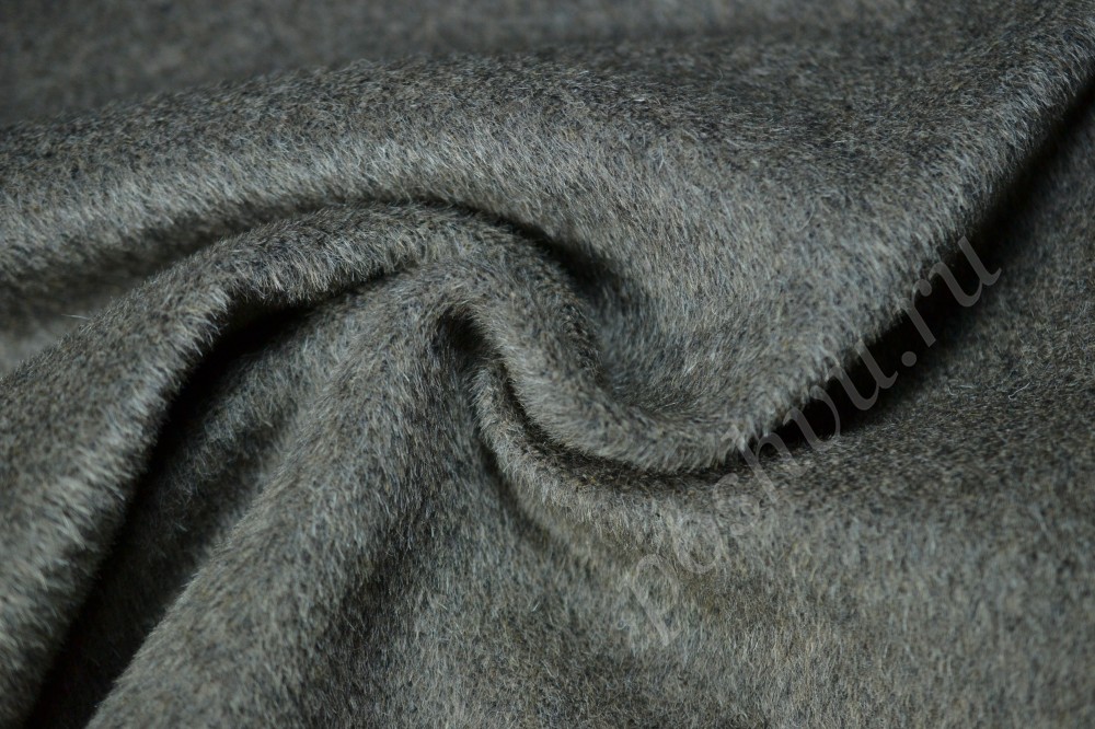 Пальтовая ткань Max Mara темно-серого оттенка
