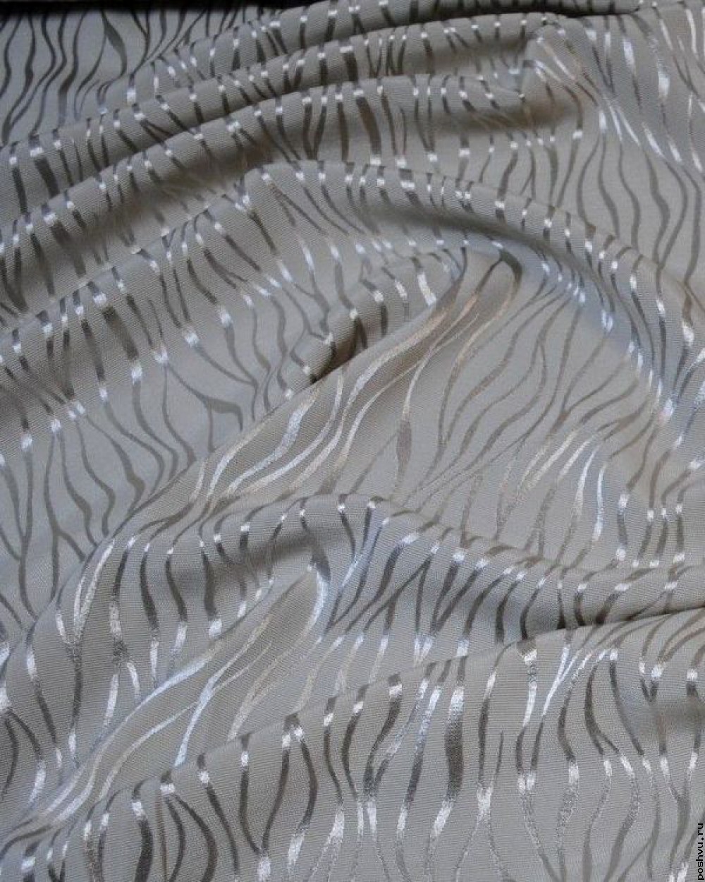 Ткань вискозная Белая зебра