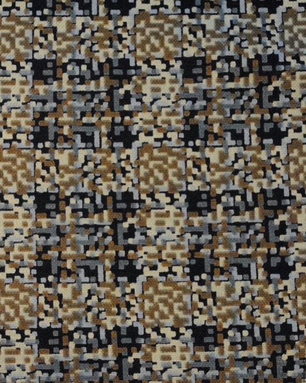 Трикотажная ткань Пиксельный узор