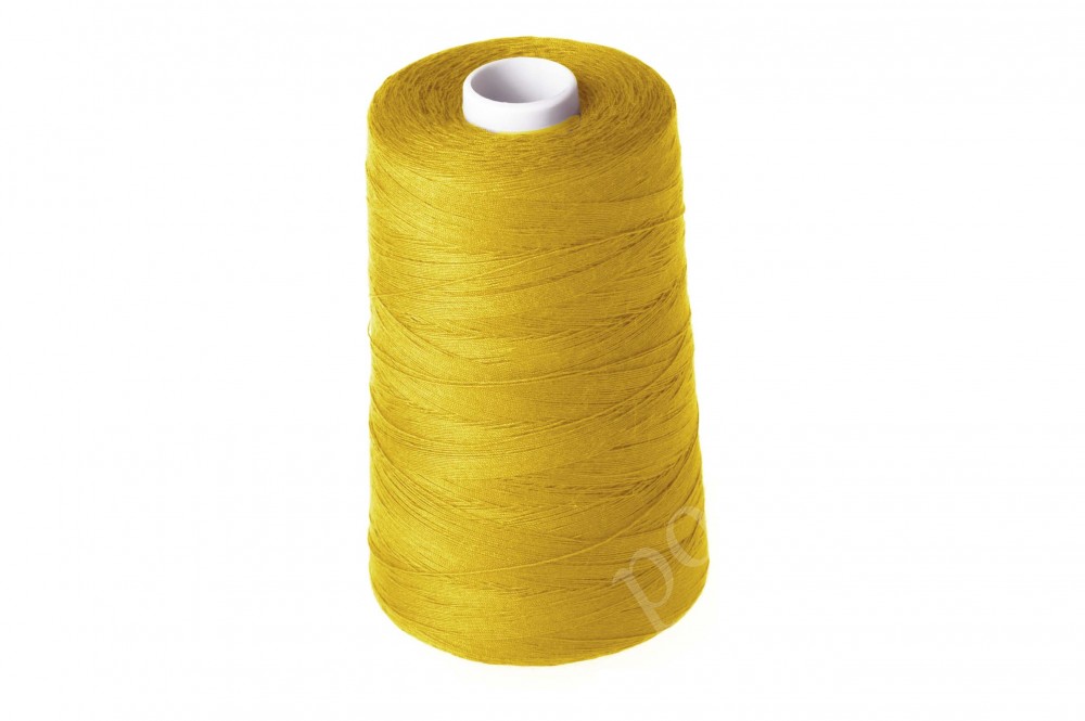 Швейные нитки (армированные) 70 ЛЛ 2500 м №0206 (004) лимон 