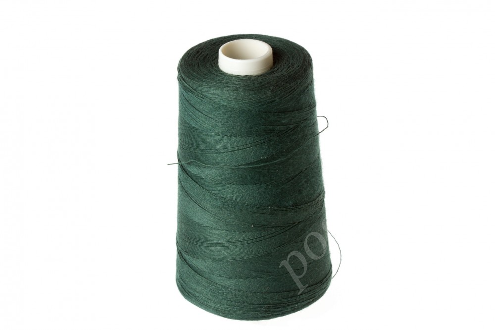 Швейные нитки (армированные) 70 ЛЛ 2500 м №3304 (057) т.т.зеленый 