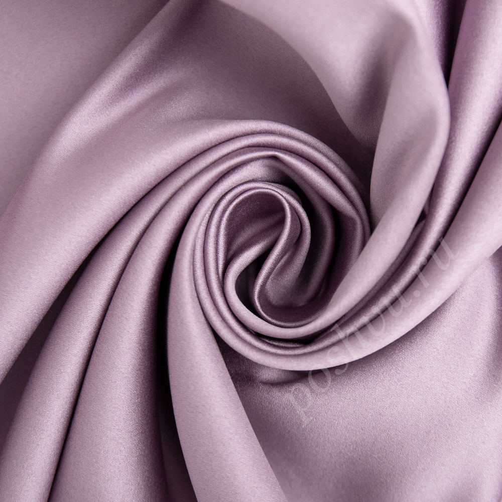 Портьерная ткань сатен FLIRT лилово-розового цвета, шир.325см