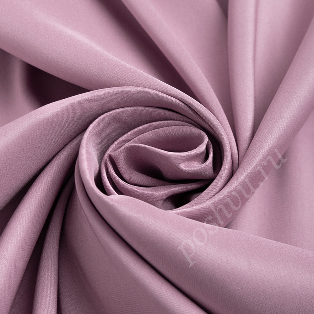 Портьерная ткань сатен FLIRT розового цвета, шир.325см