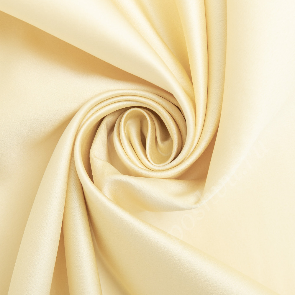 Портьерная ткань сатен FLIRT светло-бежевого цвета, шир.325см