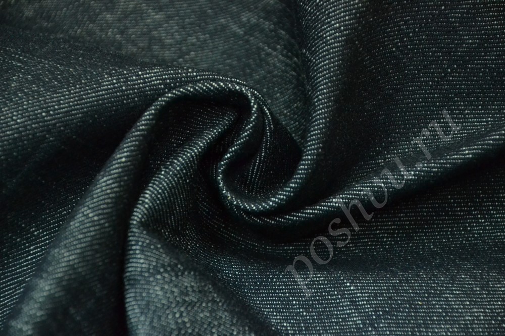 Ткань джинс темно-серого оттенка