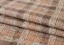 Мебельная ткань Принт QUADRO бежево-коричневая