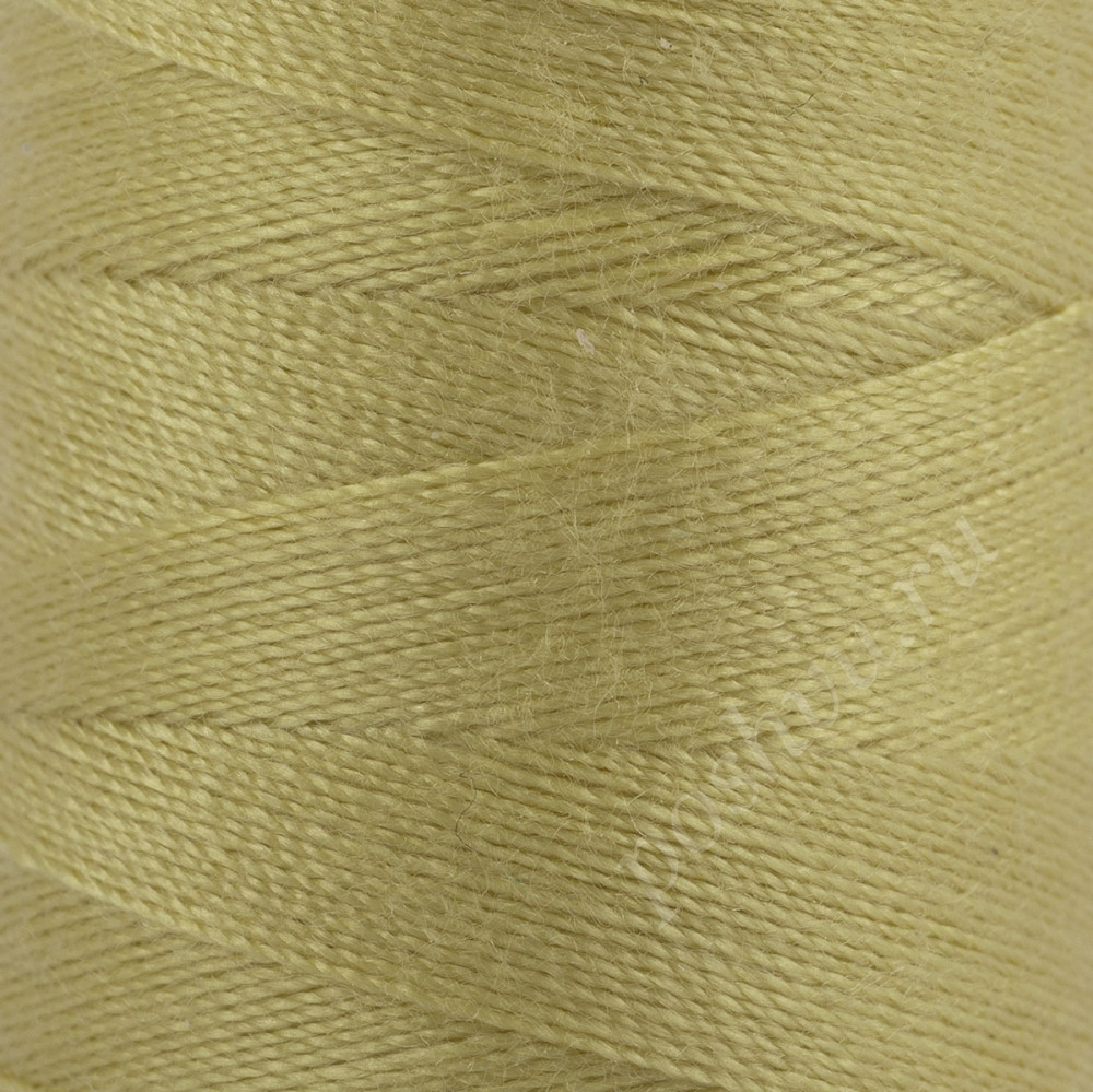 Швейные нитки (полиэстер) 40/2 "Gamma" 400 я 1 шт 365 м №381 грязно-желтый