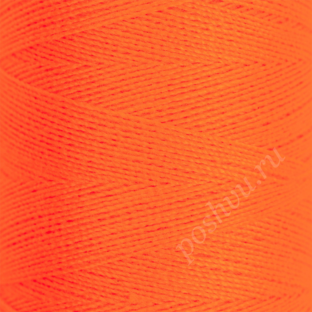 Швейные нитки (полиэстер) 40/2 "Gamma" 400 я 1 шт 365м №502 люминесцентно-оранжевый