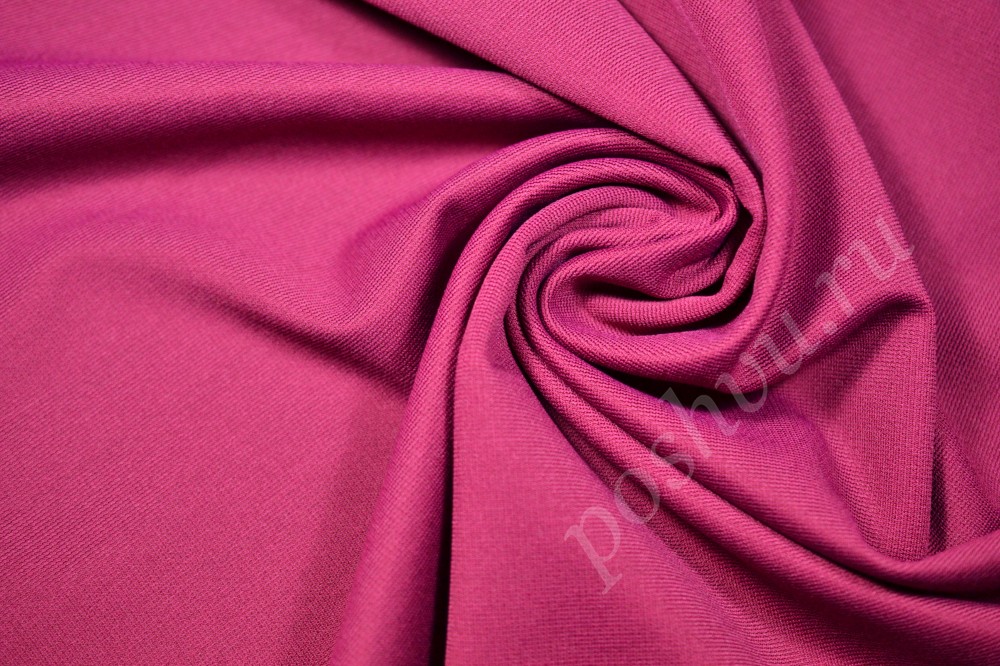 Ткань джерси Max Mara яркого темно-розового оттенка