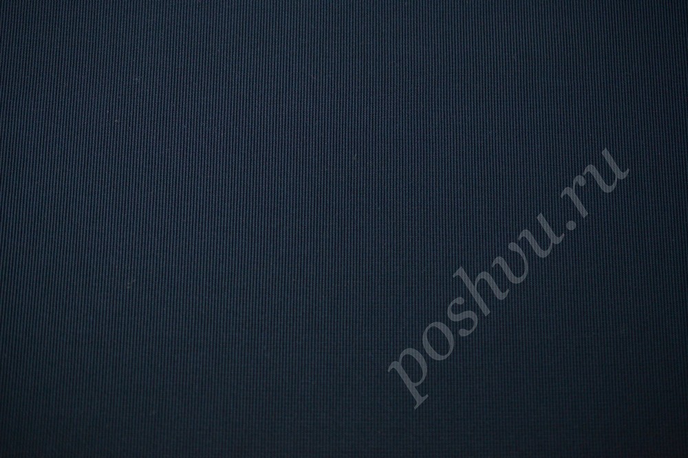 Ткань трикотаж Max Mara насыщенного темно-синего оттенка