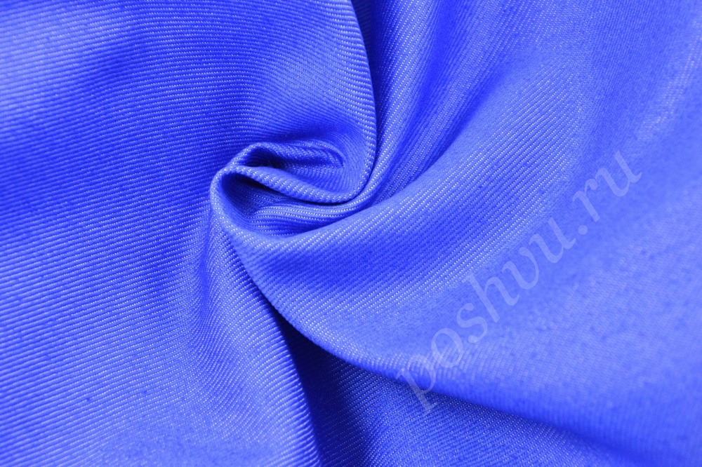 Ткань джинсовая небесно-голубого оттенка