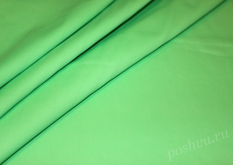 Ткань Джинсовая Зеленого оттенка