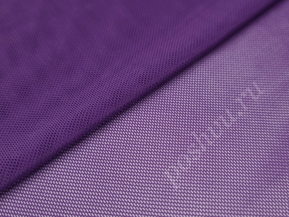 Сетка-стрейч фиолетового цвета