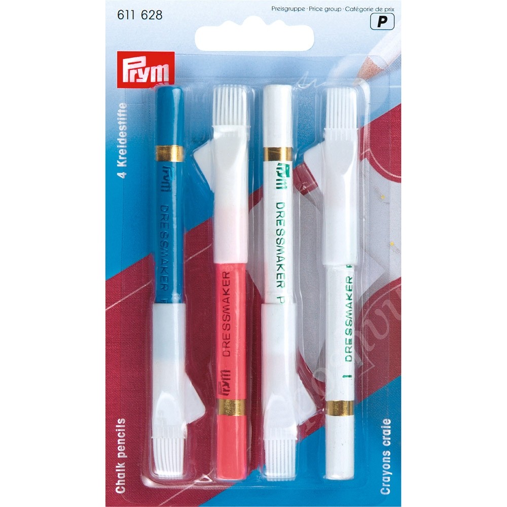 Меловые карандаши с кисточками PRYM 4 шт.