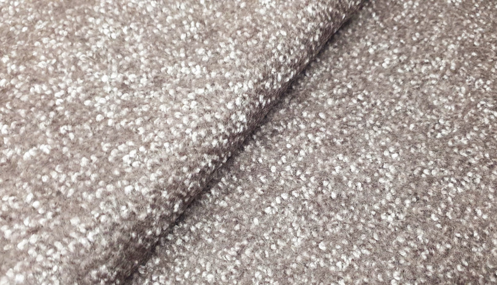 Ткань пальтовая серо-коричневого оттенка