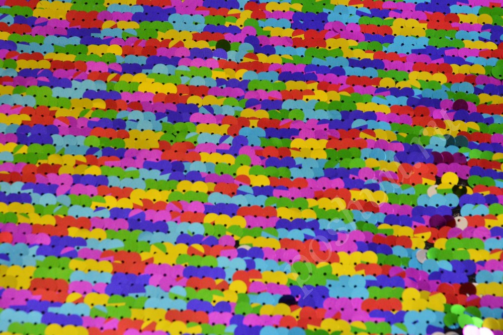 Блестящая ткань разноцветные паетки