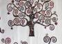 Мебельная ткань гобелен ARTстилизованные деревья в коричнево-бордовых тонах шир.140см