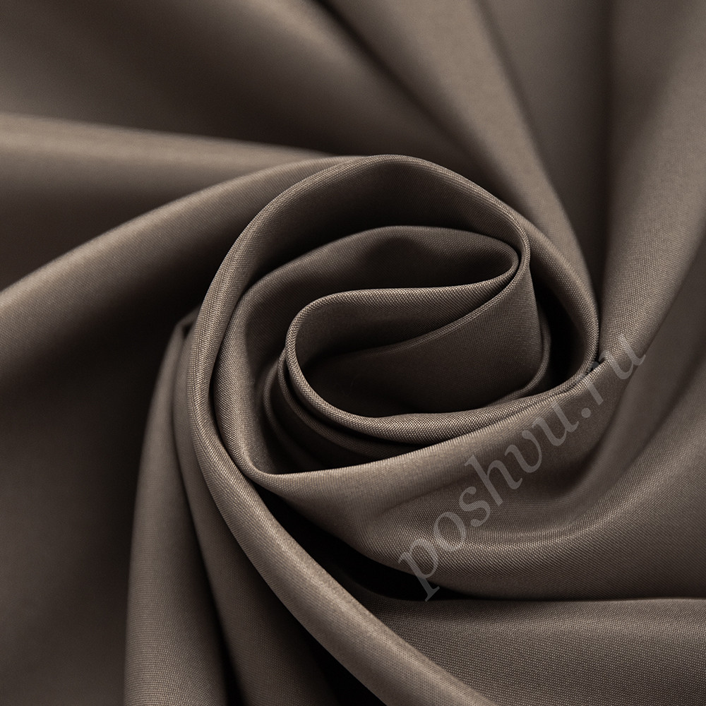 Портьерная ткань FODERA коричневого цвета, выс.300см