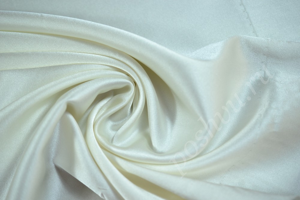 Шелковая ткань Max Mara белого оттенка