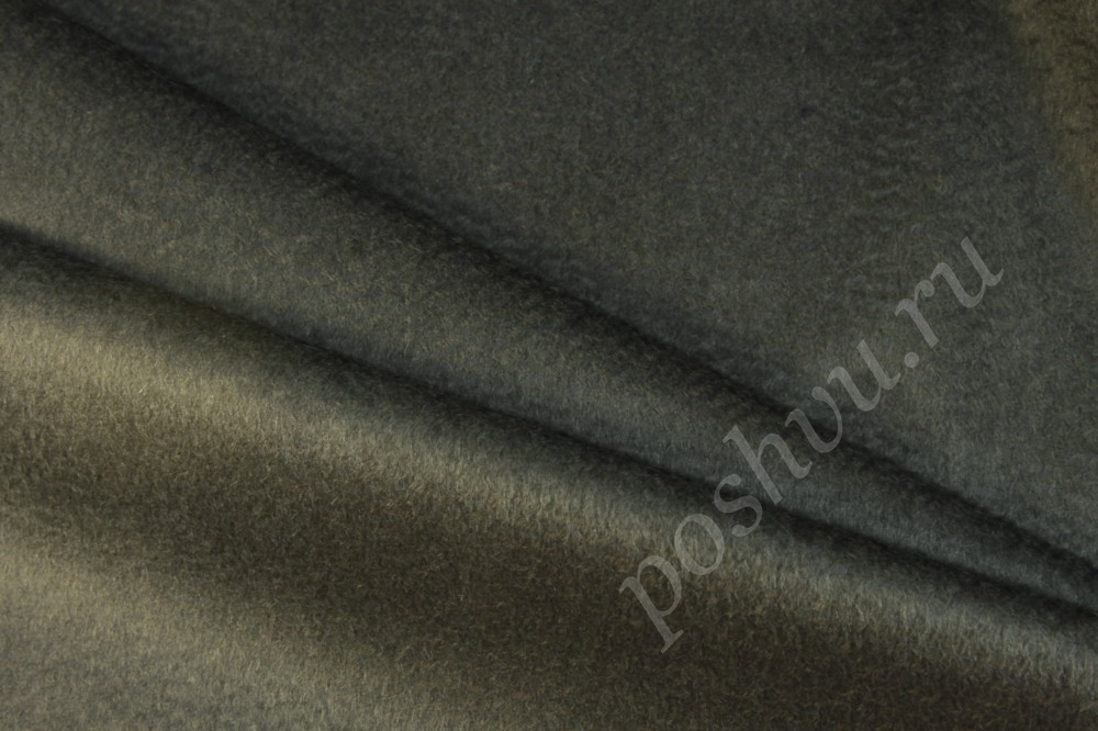 Пальтовая ткань с альпакой серого цвета Max Mara