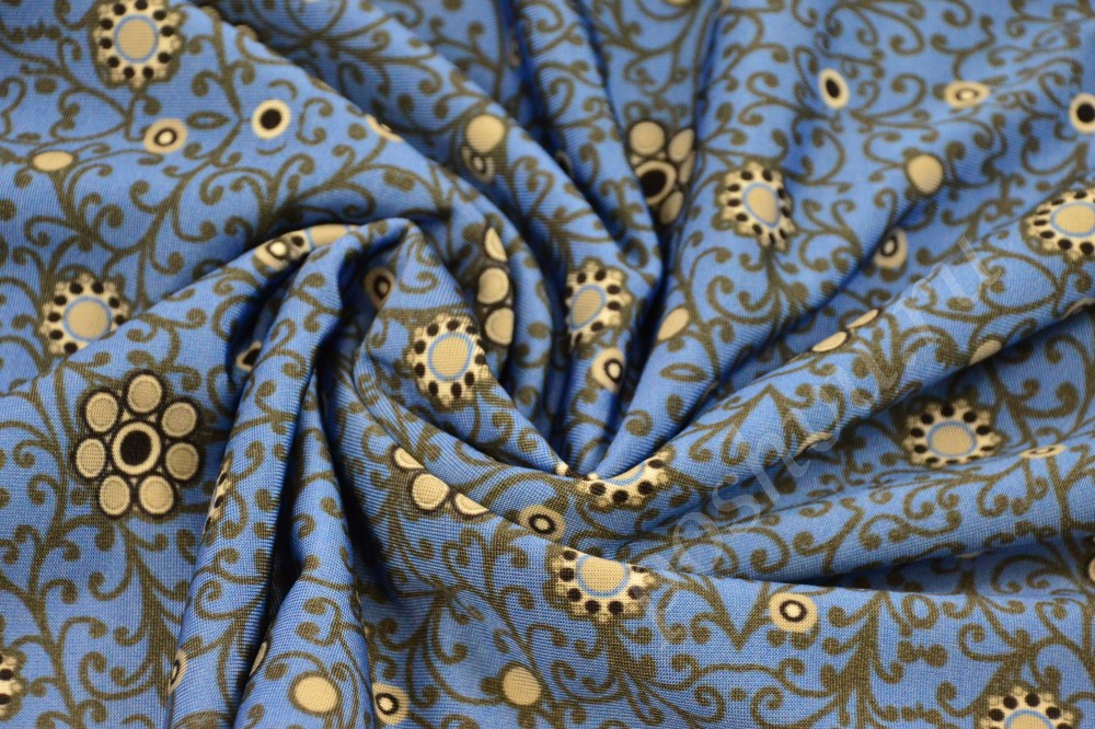 Нежная трикотажная ткань в серо-голубых тонах от бренда Twin-Set