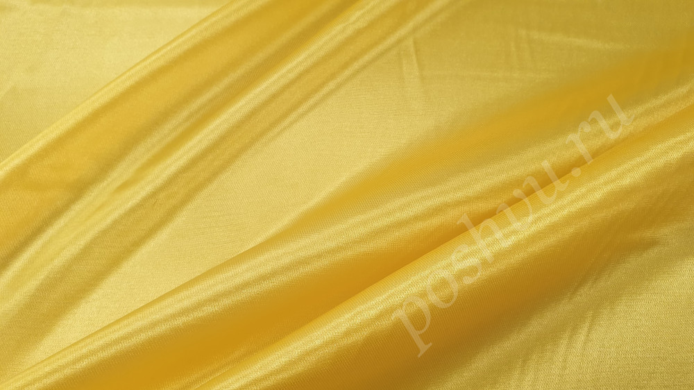 Атлас-сатин ЭКОНОМ, Burda, цвет желтый, 67 гр/м2