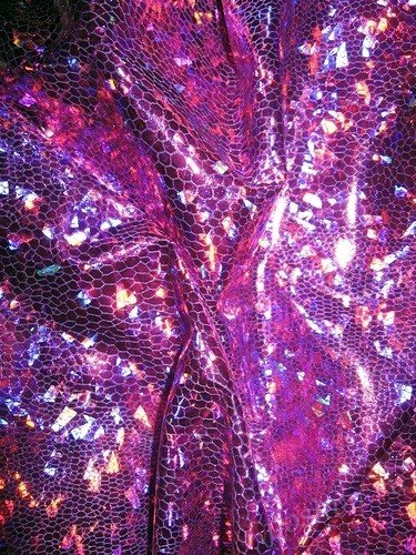 Ткань трикотажная фиолетовая диско