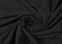Ткань кулирка с лайкрой Пенье, черного цвета 170 м2