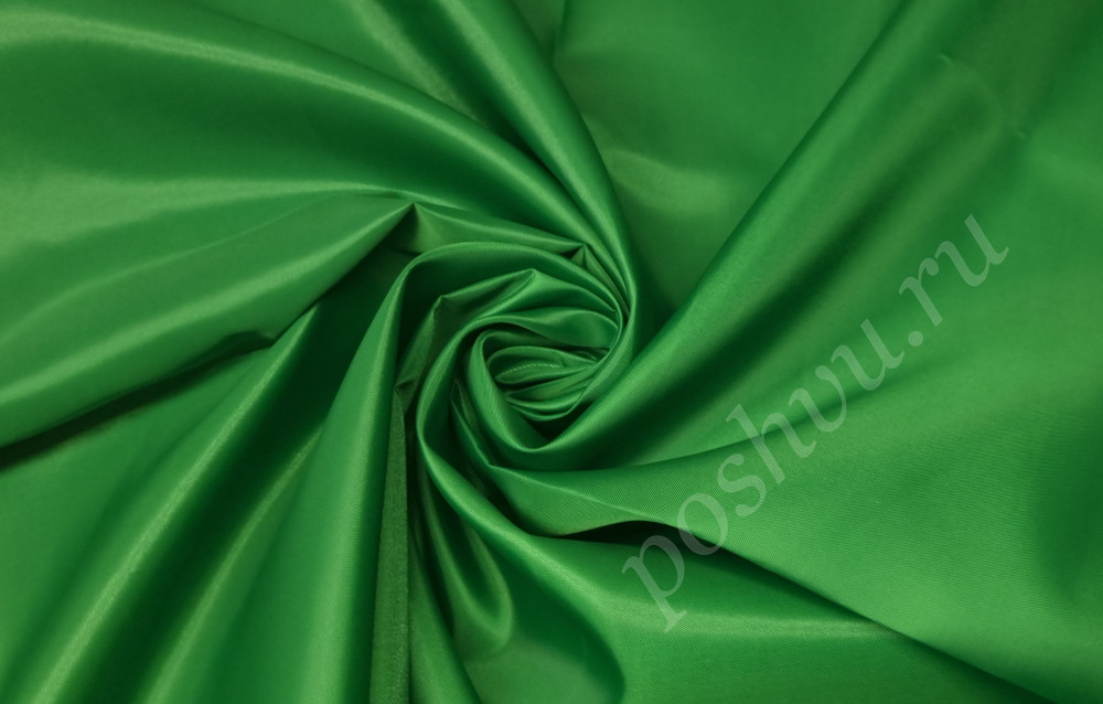 Подкладочная ткань Эсмеральда, цвет зеленый