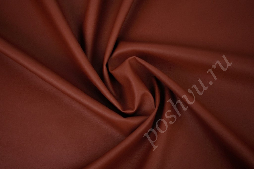 Мебельная ткань экокожа ECOTEX коричневого цвета 520г/м2