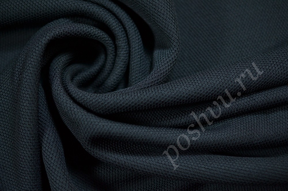 Трикотажная ткань Marina Rinaldi темно-серого оттенка