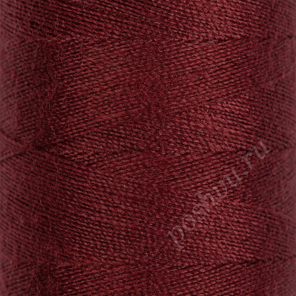 Швейные нитки (полиэстер) 50/2 "Gamma" 4570м, №122 бордовый