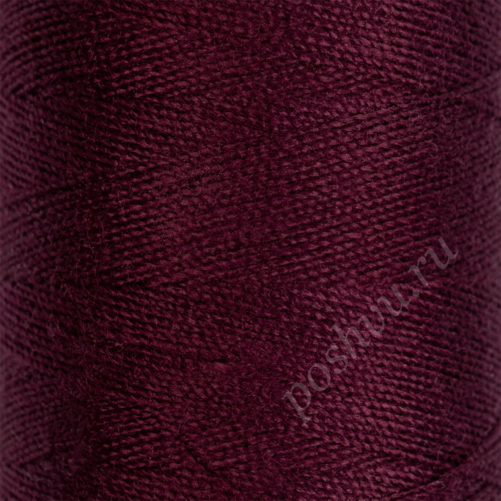 Швейные нитки (полиэстер) 50/2 "Gamma" 4570м, №125 вишневый