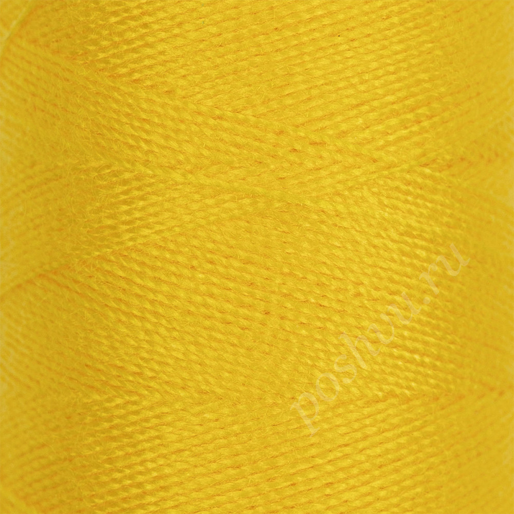 Швейные нитки (полиэстер) 50/2 "Gamma" 4570м, №385 ярко-желтый