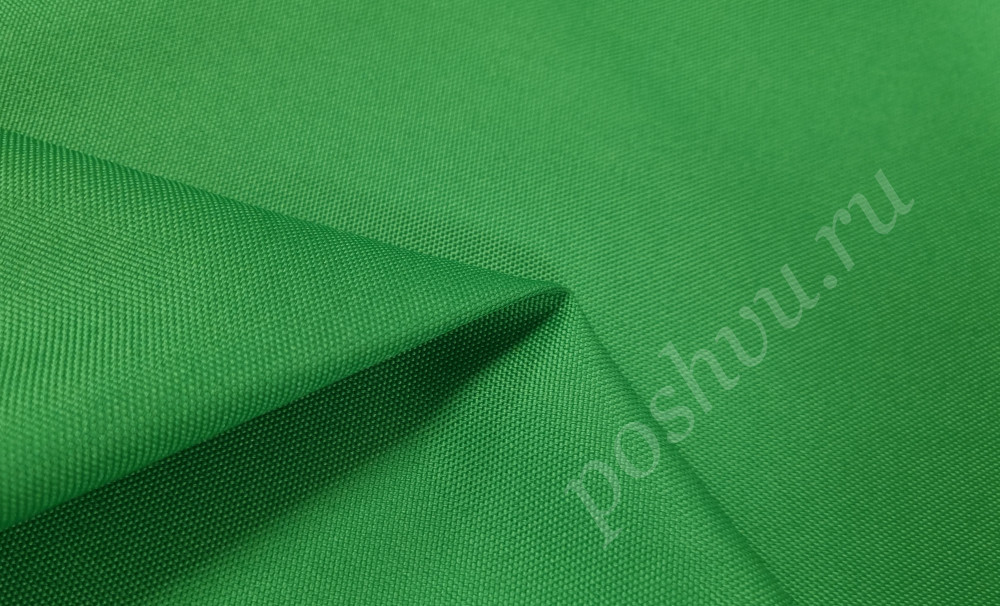 Ткань Оксфорд однотонный 600D PU 1000, цвет зеленый