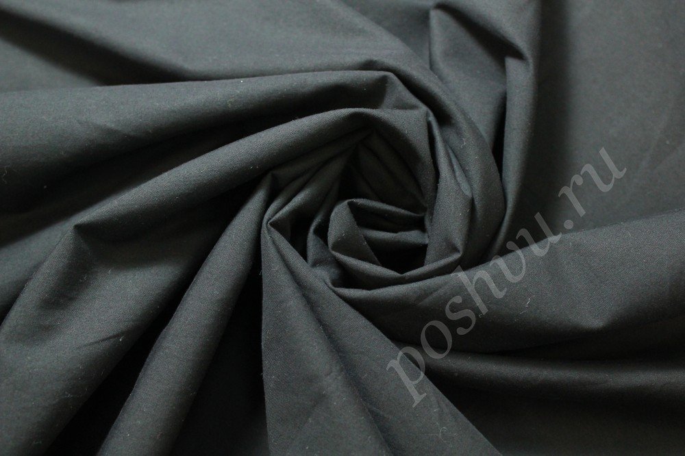 Ткань хлопок  серо-черного оттенка с эластаном