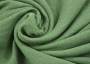 Однотонная ткань трикотаж резинка тёмно-зелёного цвета с эластаном