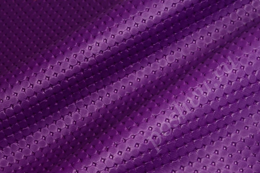 Мебельная ткань экокожа СAPITON пурпурного цвета 570г/м2