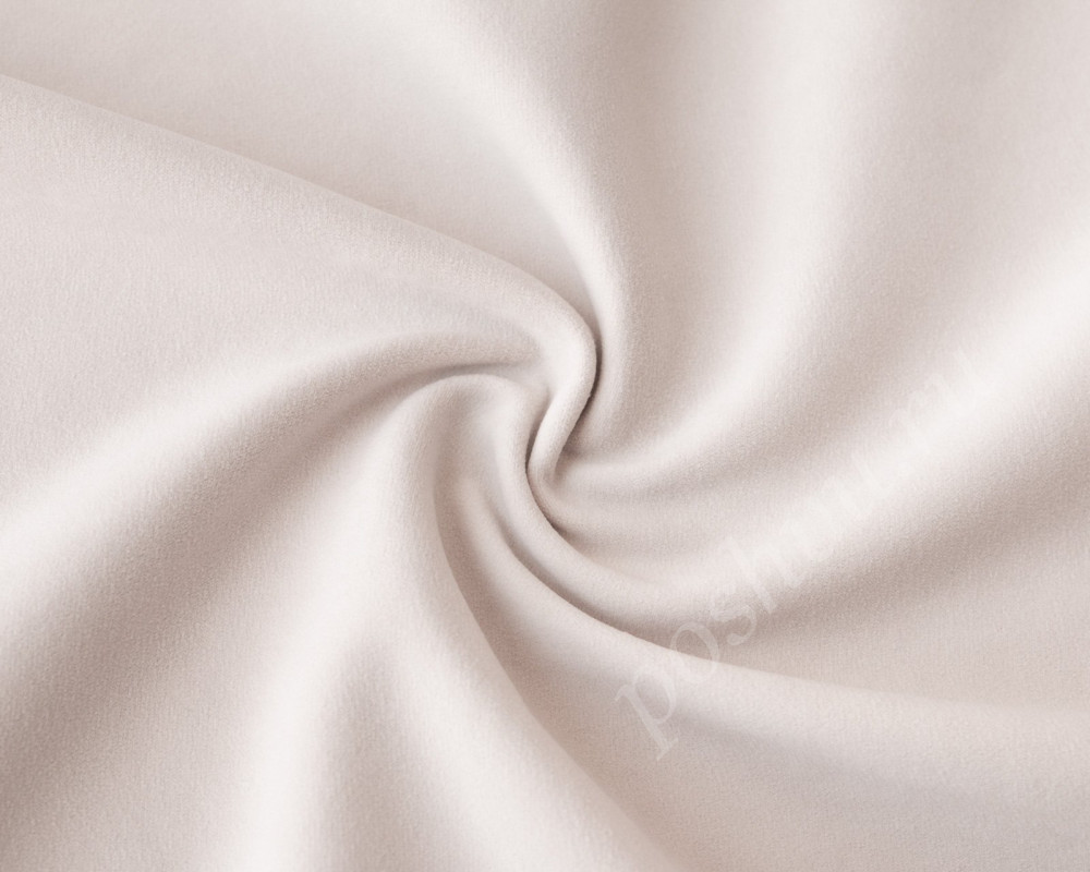 Мебельная ткань велюр DREAM белый 350г/м2
