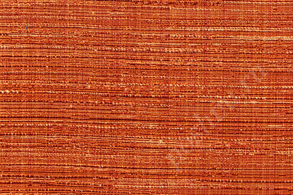 Портьерная ткань димаут SITO однотонная морковного цвета