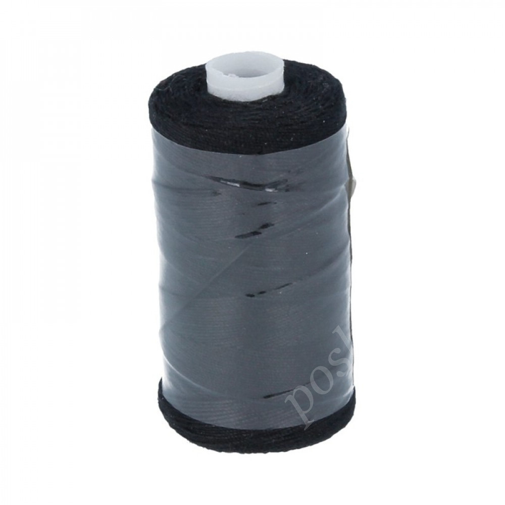 Швейные нитки (полиэстер) 20s/3 Gamma/Micron 200я, 1шт, 183м, черный
