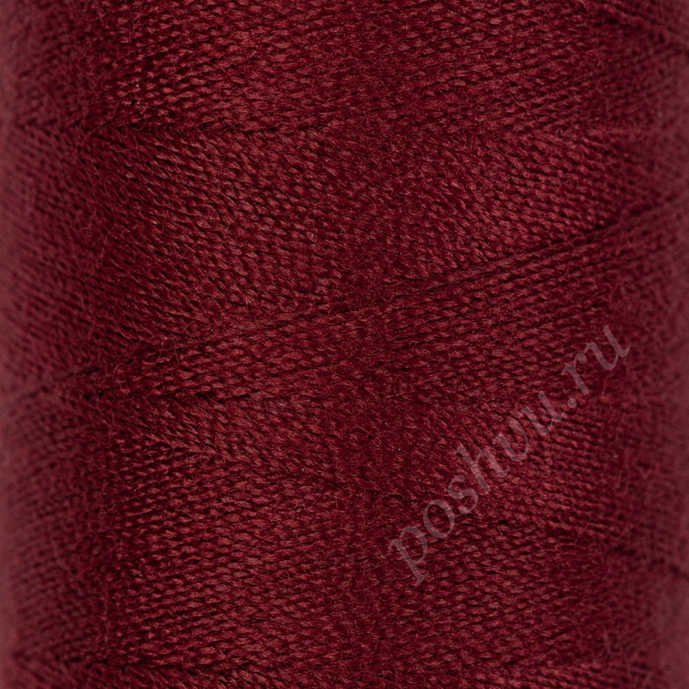 Швейные нитки (полиэстер) 40/2 "Gamma" 4570 м №121 бордовый