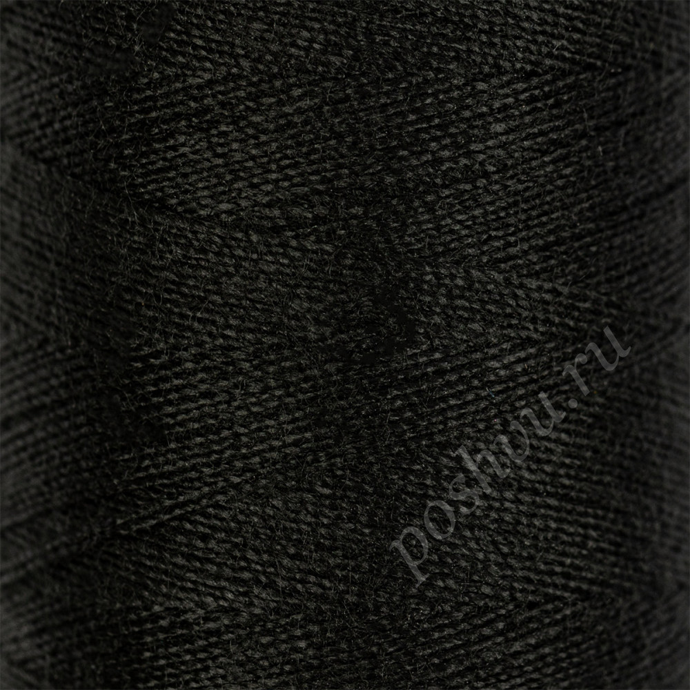 Швейные нитки (полиэстер) 40/2 "Gamma" 4570 м черный